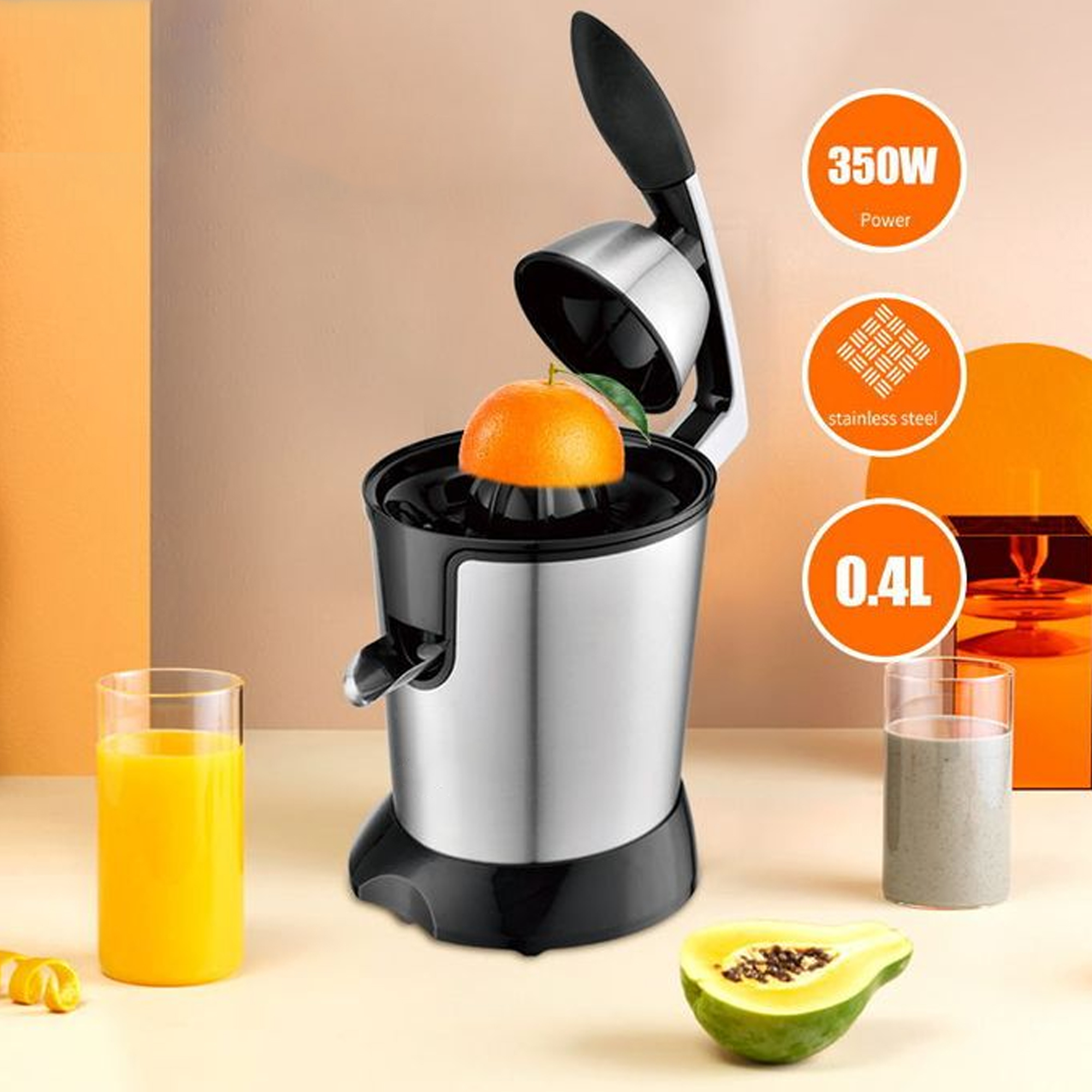 عصاره الحمضيات الكهربائية بضمان عامين - الصورة 3