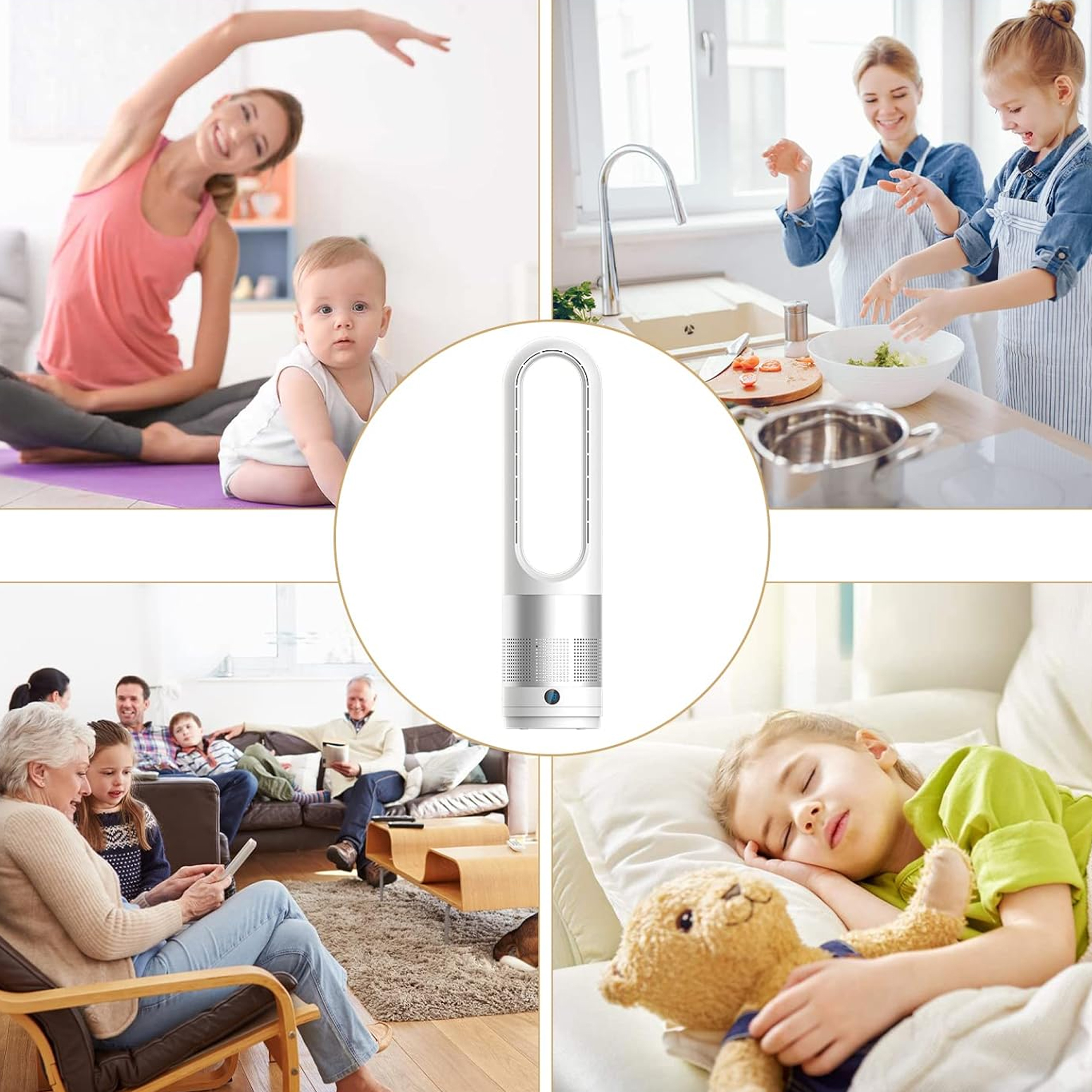 مروحة ومنقي هواء بدون شفرات - الصورة 5